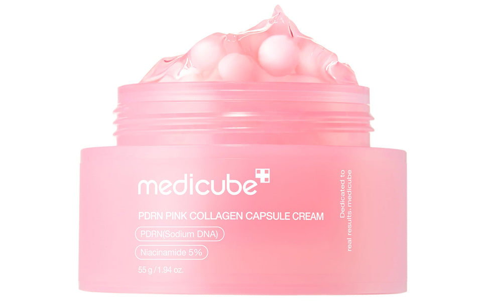Medicube Salmon DNA PDRN Pink Collagen Capsule Cream - K Care Cosmetics