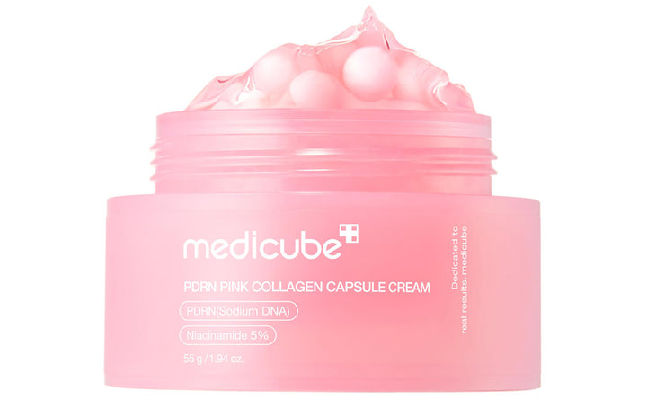 Medicube Salmon DNA PDRN Pink Collagen Capsule Cream - K Care Cosmetics