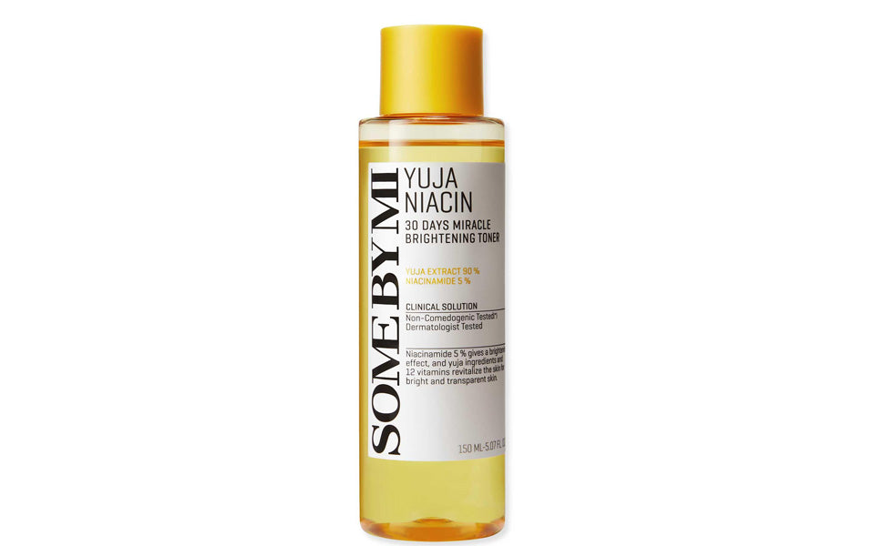 SOME BY MI Yuja Niacin Anti Blemish Serum + Yuja Niacin 30 Days Miracle Brightening Toner - K Care Cosmetics