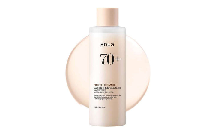 ANUA RICE 70 GLOW MILKY TONER 250ml - K Care Cosmetics