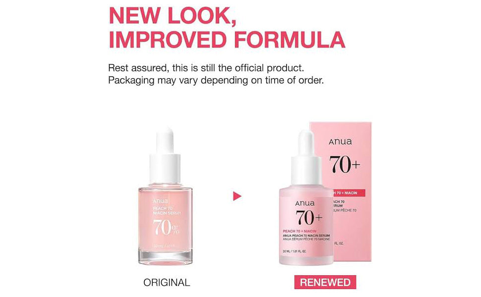 ANUA Peach 70% Niacinamide Serum 30ml - K Care Cosmetics