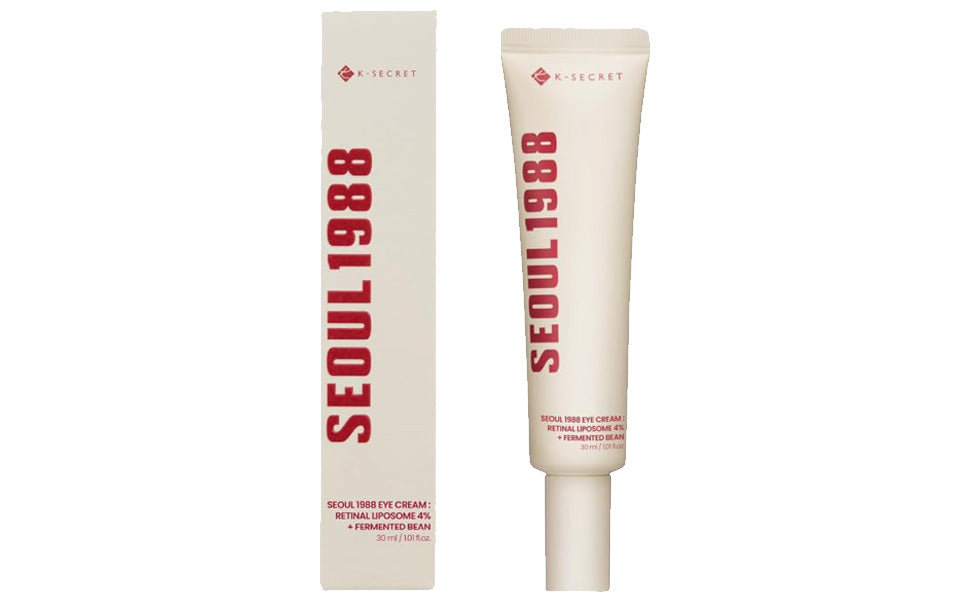 K-Secret Seoul 1988 Eye Cream Retinal Liposome 4% + Fermented Bean 30ml - K Care Cosmetics